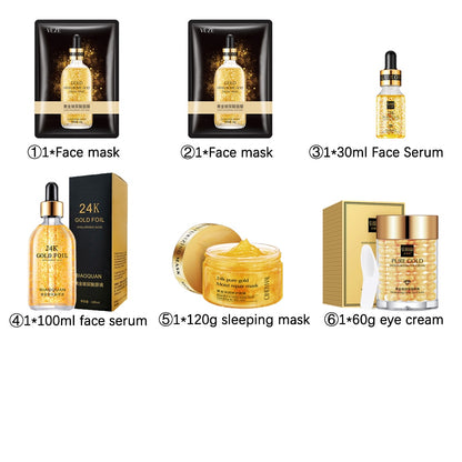 24K Gold Skin Care Set