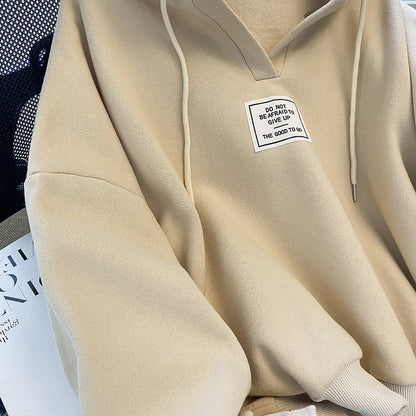 "Do not Be Afraid to Give Up" Apricot Hoodie