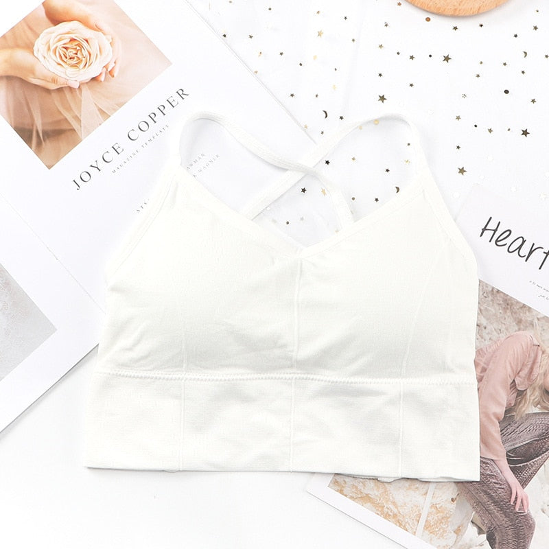 Women Cross Strap Sports Bra