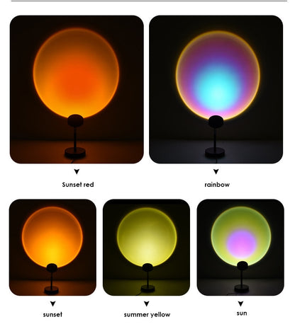 Tuya 16 Colors Bluetooth Sunset Lamp