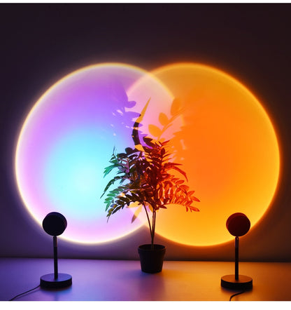 Tuya 16 Colors Bluetooth Sunset Lamp